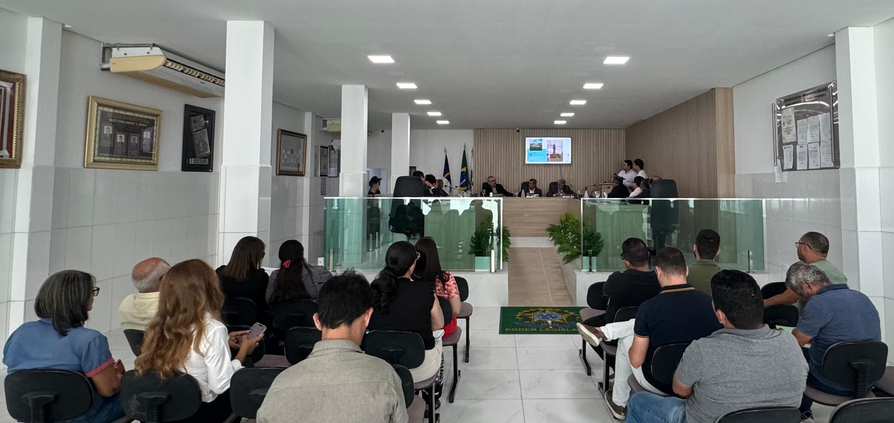 Câmara sedia Audiência Pública sobre Saneamento Básico