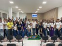 Estudantes visitam a Câmara Municipal para conhecer o funcionamento da instituição